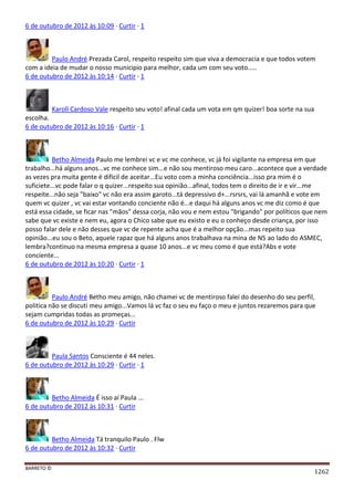 Facebook - A arma letal em Campanhas Eleitorais 