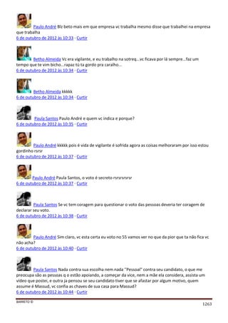 Facebook - A arma letal em Campanhas Eleitorais 