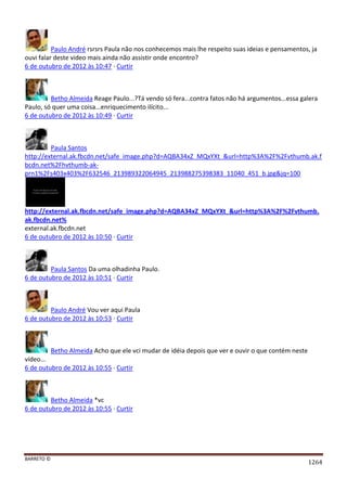 Facebook - A arma letal em Campanhas Eleitorais 