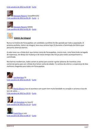 Facebook - A arma letal em Campanhas Eleitorais 