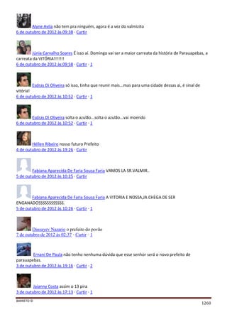 Facebook - A arma letal em Campanhas Eleitorais 