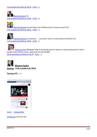 Facebook - A arma letal em Campanhas Eleitorais 