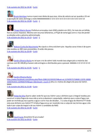 Facebook - A arma letal em Campanhas Eleitorais 