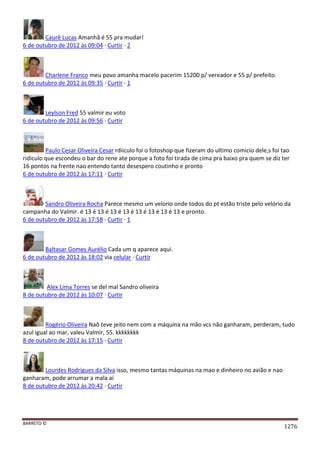 Facebook - A arma letal em Campanhas Eleitorais 