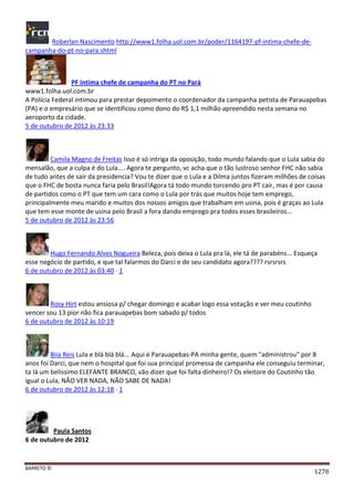 Facebook - A arma letal em Campanhas Eleitorais 