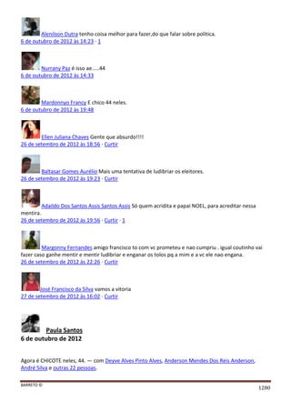 Facebook - A arma letal em Campanhas Eleitorais 