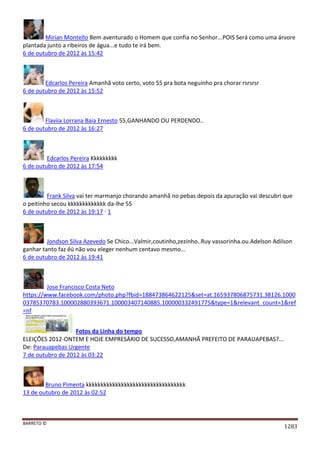 Facebook - A arma letal em Campanhas Eleitorais 