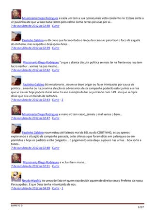 Facebook - A arma letal em Campanhas Eleitorais 