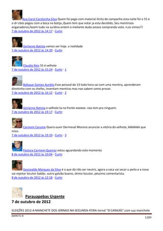 Facebook - A arma letal em Campanhas Eleitorais 