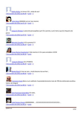 Facebook - A arma letal em Campanhas Eleitorais 