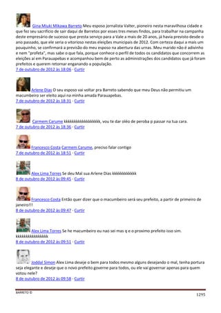 Facebook - A arma letal em Campanhas Eleitorais 