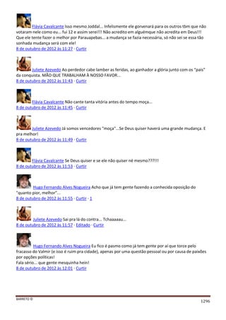 Facebook - A arma letal em Campanhas Eleitorais 