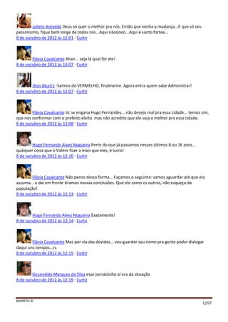 Facebook - A arma letal em Campanhas Eleitorais 