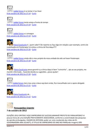 Facebook - A arma letal em Campanhas Eleitorais 