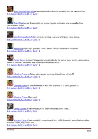 Facebook - A arma letal em Campanhas Eleitorais 