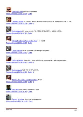 Facebook - A arma letal em Campanhas Eleitorais 