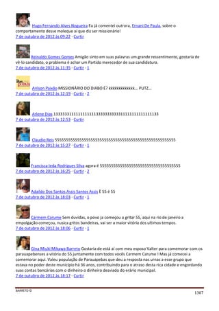 Facebook - A arma letal em Campanhas Eleitorais 