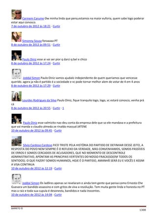 Facebook - A arma letal em Campanhas Eleitorais 