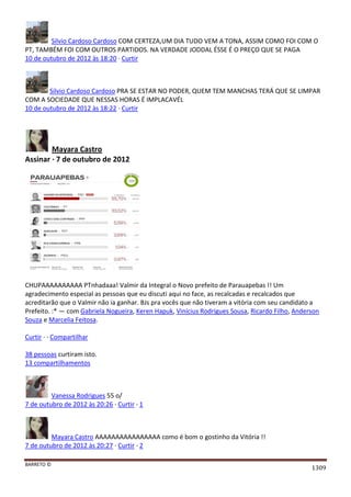 Facebook - A arma letal em Campanhas Eleitorais 