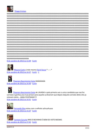 Facebook - A arma letal em Campanhas Eleitorais 