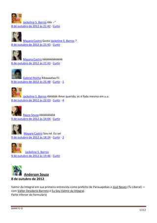 Facebook - A arma letal em Campanhas Eleitorais 