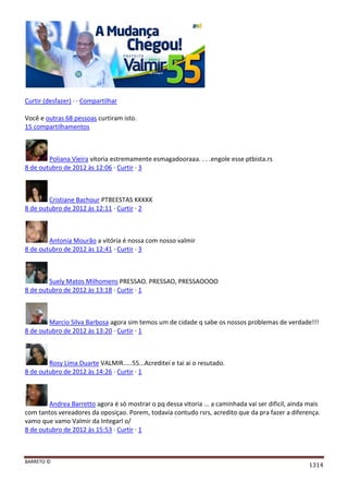 Facebook - A arma letal em Campanhas Eleitorais 