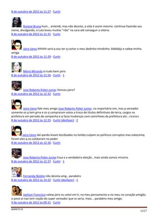 Facebook - A arma letal em Campanhas Eleitorais 