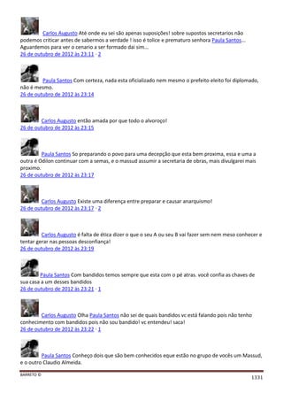 Facebook - A arma letal em Campanhas Eleitorais 