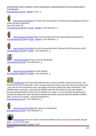 Facebook - A arma letal em Campanhas Eleitorais 