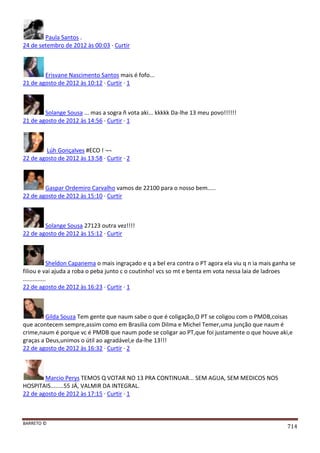 Facebook - A arma letal em Campanhas Eleitorais 