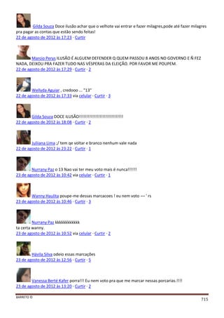 Facebook - A arma letal em Campanhas Eleitorais 