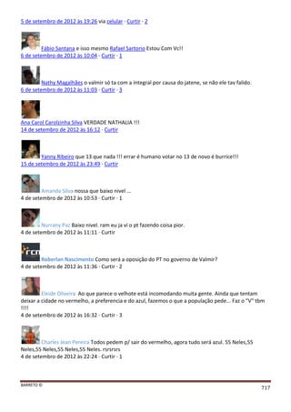 Facebook - A arma letal em Campanhas Eleitorais 