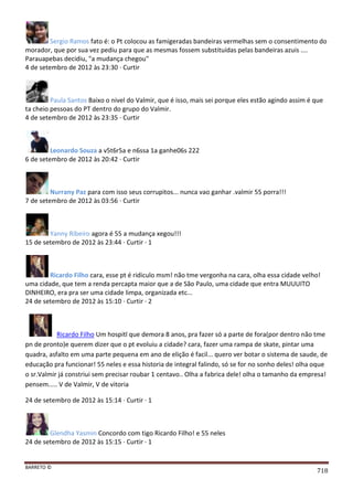 Facebook - A arma letal em Campanhas Eleitorais 