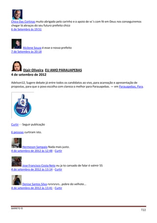 Facebook - A arma letal em Campanhas Eleitorais 