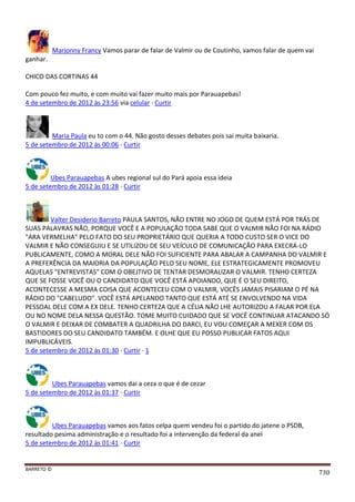 Facebook - A arma letal em Campanhas Eleitorais 