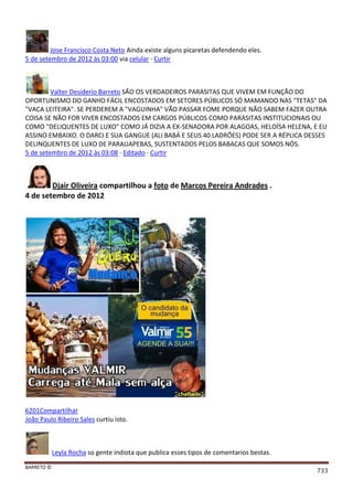 Facebook - A arma letal em Campanhas Eleitorais 