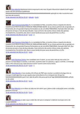 Facebook - A arma letal em Campanhas Eleitorais 