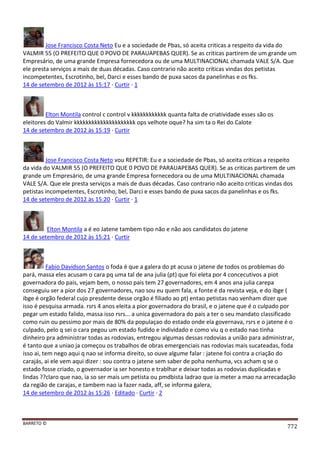 Facebook - A arma letal em Campanhas Eleitorais 