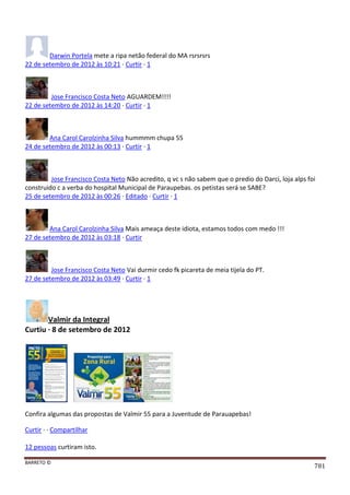 Facebook - A arma letal em Campanhas Eleitorais 