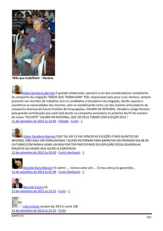 Facebook - A arma letal em Campanhas Eleitorais 