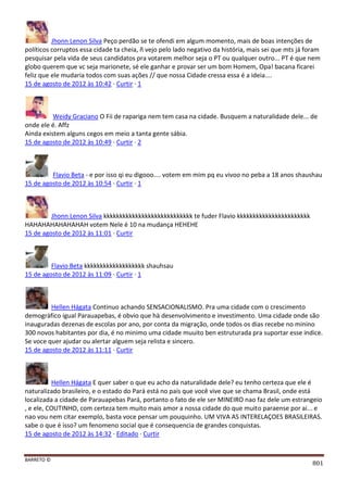 Facebook - A arma letal em Campanhas Eleitorais 