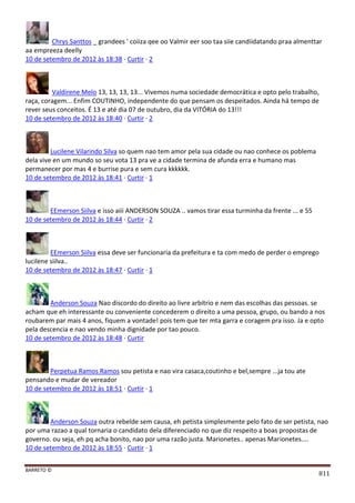 Facebook - A arma letal em Campanhas Eleitorais 