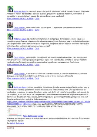 Facebook - A arma letal em Campanhas Eleitorais 