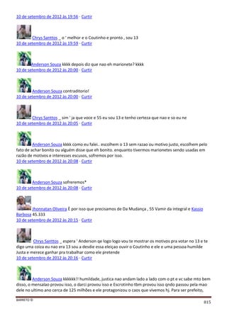 Facebook - A arma letal em Campanhas Eleitorais 