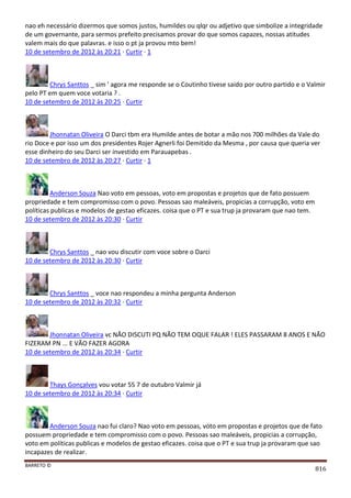 Facebook - A arma letal em Campanhas Eleitorais 