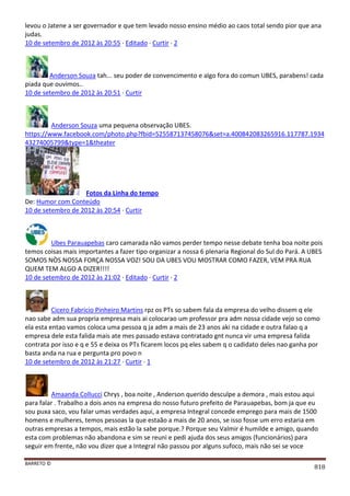 Facebook - A arma letal em Campanhas Eleitorais 