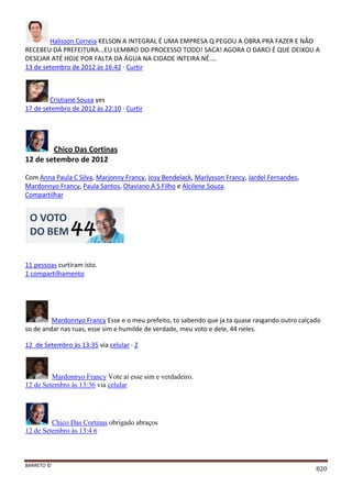 Facebook - A arma letal em Campanhas Eleitorais 