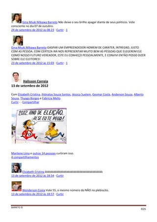 Facebook - A arma letal em Campanhas Eleitorais 