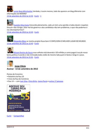 Facebook - A arma letal em Campanhas Eleitorais 