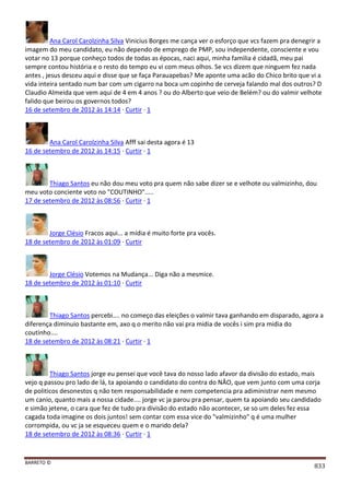 Facebook - A arma letal em Campanhas Eleitorais 